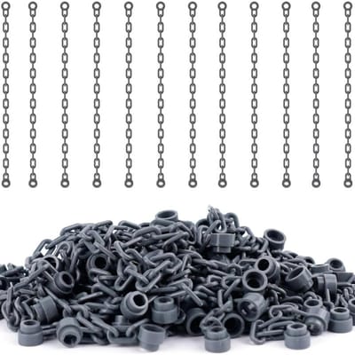 Plaat donkergrijs Compatibel 60169 30104 1x16 deeltjesketting aan beide zijden ketting Voor Bouwwerk Blokkenverzameling Onderdelen DIY 5PCS donkergrijze kleur