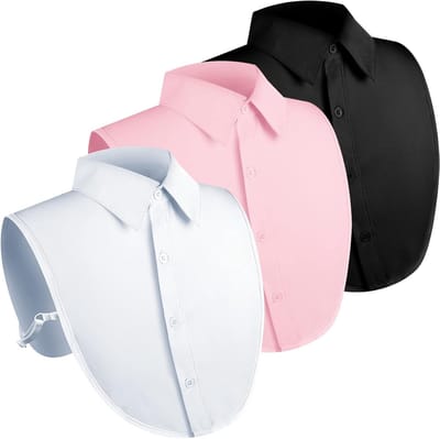 Half Fake Detachable Collar Dickey Tops voor Dames - Modieuze en Verstelbare Kraag voor Diverse Outfits