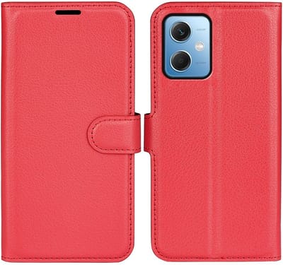 Coverup Hoesje - Geschikt voor Xiaomi Poco X5 5G Hoesje - Coverup Book Case - Rood