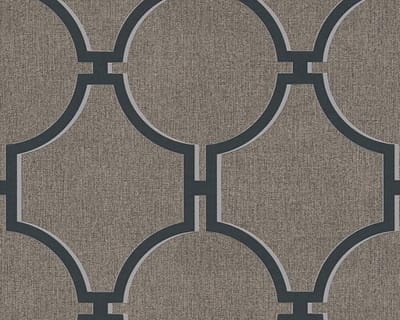 ARTDECO BEHANG - Bruin Grijs Zwart - AS Creation Elegance 5