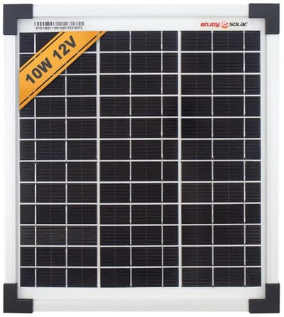 10W 12V Monocrystalline Zonnepaneel voor Tuin en Caravan