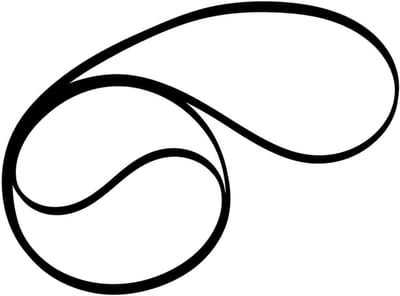 Platenspeler Riem - Naald Aandrijfriem - Marantz Reparatie - Specifieke Pasvorm - Zwart