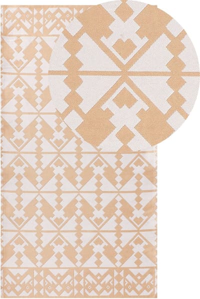 BALASORE - Tuintapijt - Beige - 80 x 150 cm - Polypropyleen