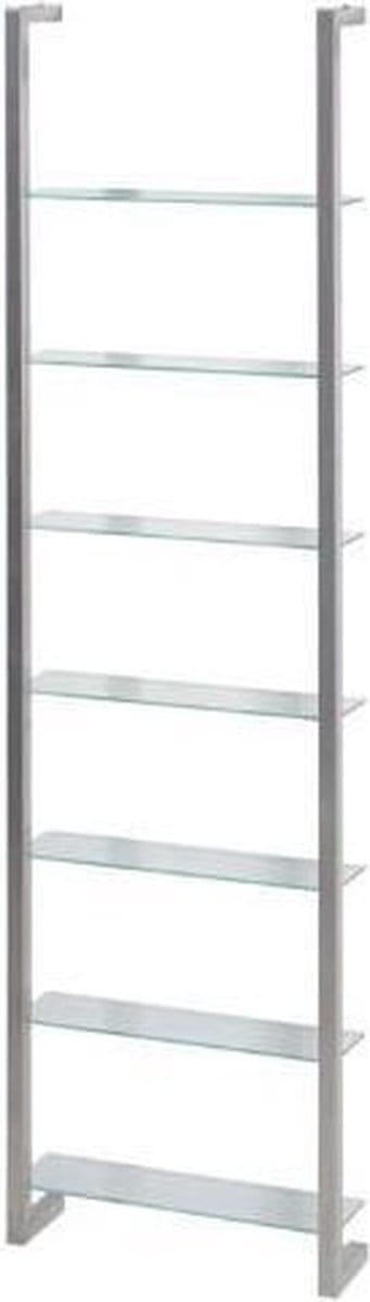 Spinder Design mediarek / wandrek Cubic 7 - Nikkel - Staal