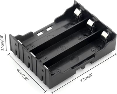 Batterijhouder 3.7V 3x 18650 voor PCB montage