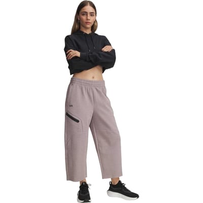 Under Armour Fleece-joggingbroek met open zoom voor dames (Grijs)