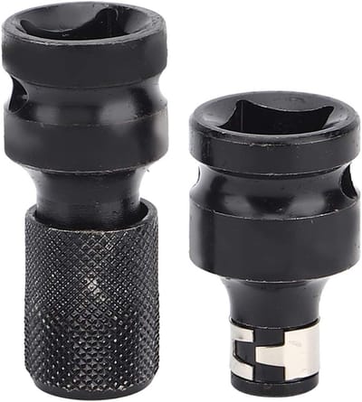 Socket Adapter Kit voor Impact- en Ratelsleutels - 1/2 en 1/4 Inch Converter, Elektrische Accessoires en Gereedschap