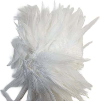 BamBella ® - Veren - wit - 100 stuks - 8-10cm witte kleine veertjes