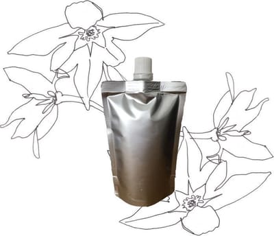Abessijnse olie huidolie - Navulling 200ml pouch met schenkmond - plasticvrij verpakt - vegan - dierproefvrij en zonder chemische toevoegingen
