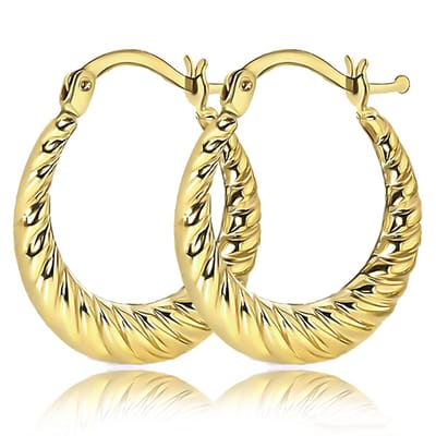 Juwelier Zwartevalk - 14 karaat gouden oorbellen 12.312/16mm--