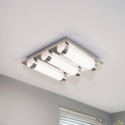 EGLO Tolorico Plafond- en Wandlamp - LED - 35 cm - Chroom