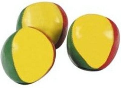 rballen - 27x stuks - gekleurd - 5 cm - jongleren - spel - ballengooien