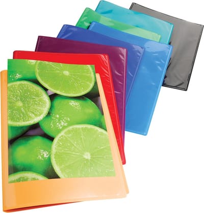 Exacompta Kreacover® Personaliseerbare showalbums PP met vaste rug - 20 tassen - 40 zichten - A4 - Geassorteerd - 5720E