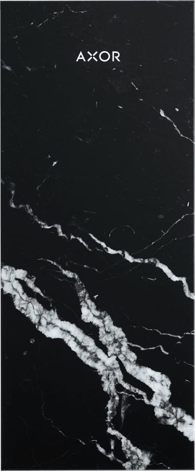 Axor MyEdition - Afdekplaat 120 mm, zwart marmer 47915000