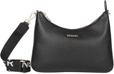 Bogner Schoudertas Wallis Odette Shoulderbag Black Zwart