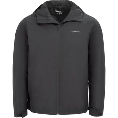 Donnay Heren Lichtgewicht Jas met Capuchon (Zwart)
