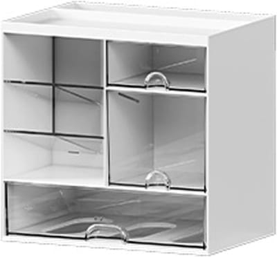 Make-up Organizer - Cosmetica Opberger - Bureau Organiseren - Gladde Oliebestendige Buitenkant - 22 x 21 x 15 cm