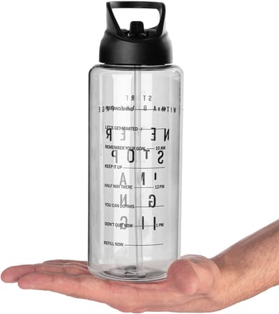 KADAX Tritan Sport 1L fles 34078 zwart <12> K1