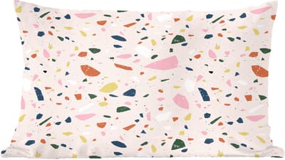 Sierkussens - Kussentjes Woonkamer - 60x40 cm - Terrazzo - Patroon - Kleurrijk