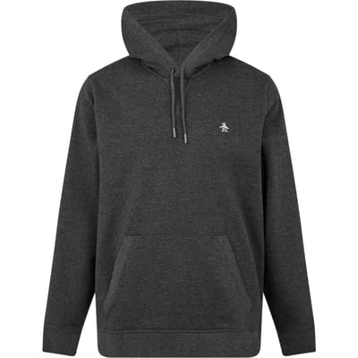 Original Penguin Heren Hooded Regular Hoodie (Donker houtskool)