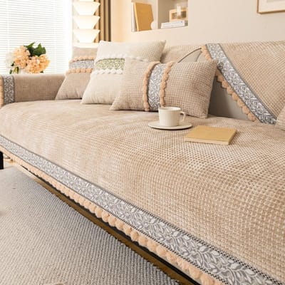 Bankhoezen Huisdieren Kind Mat Banken Handdoek Antislip Bankbeschermer Hoes Verwijderbare Bank Deken voor Woonkamer 70x70cm