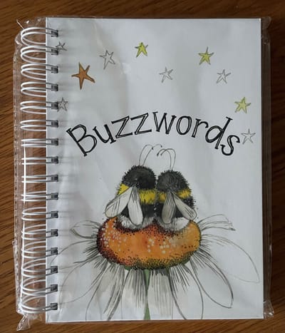 Alex Clark Spiral Journal Buzz words ~ A5 Notitieboek Ringband Bijen