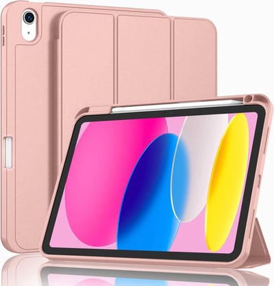 Hoesje geschikt voor iPad 2022 10e generatie 10.9 inch Hoes Draaibaar Vouwbaar Bookcase Kunstleer Smart Cover