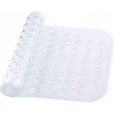 Badkuip Douchemat Antislip Veiligheid Douche Badmat Massagekussen met PVC Zuignappen white