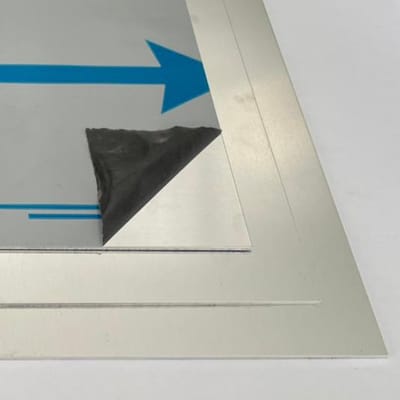 Aluminium vlakke plaat - 1mm, 300x300mm
