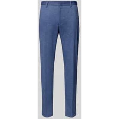 Straight fit pantalon met viscose, model 'Rick'