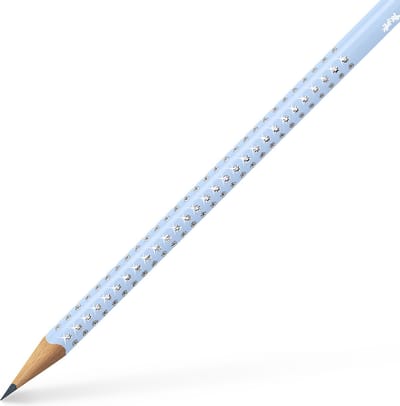 Faber-Castell grafietpotlood - Grip sparkle - sky blue - hardheid B - FC-118251