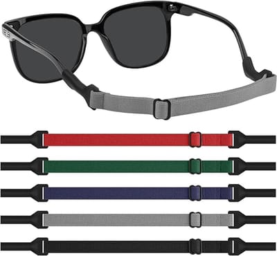 Elastische brillenkoorden, verstelbare antislip brillenbanden, elastisch brillenkoord, brillenkoord voor watersport, hardlopen en wandelen, voor mannen en vrouwen