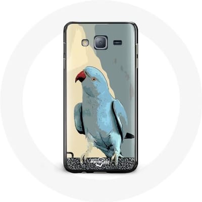 Case voor Samsung galaxy J7 2016 Parkieten papegaaien Blauw