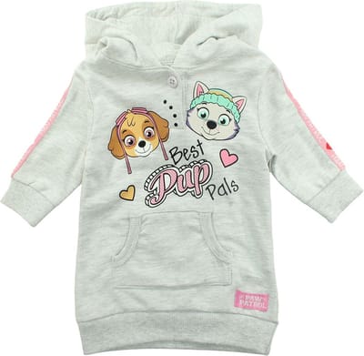 Paw Patrol babyjurkje Skye en Everest best pups pals grijs 86