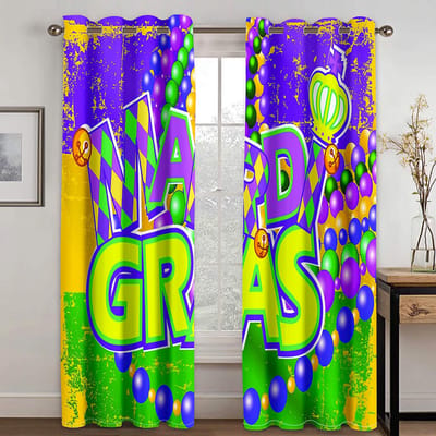 Prachtig Godin Gezicht Gordijn Meisjesslaapkamer Prinsessengordijnen voor Woonkamer Afgewerkt Product 100W130H(CM)40x51in&Grommet Top