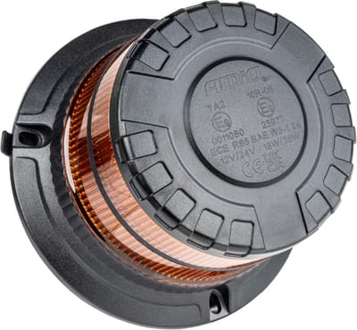 LED beacon / dakflitser - Oranje - R10 / R65 - 16 LED - Magneet