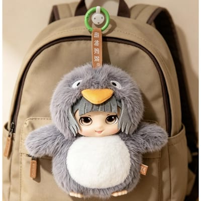 Schattig Gugu Gaga Pluche Speelgoed Film Knuffeldieren Schattige Pinguïn Felgekleurd Geur Vinyl Poppen Speelgoed voor Kinderen Meisjes Verjaardagscadeau gray