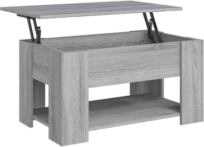 Moderne Salontafel 79x49x41 cm Bewerkt Hout Sonoma Eiken