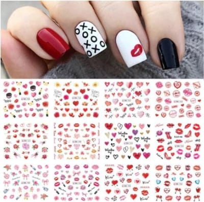 Nagel Sticker Set Kisses (250 stickers)