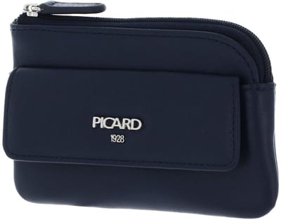 PICARD Leren sleutelgeval Bingo Key Case Midnight donkerblauw