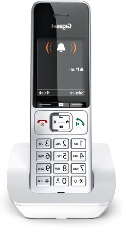 Draadloze Telefoon - Huistelefoon - Bellen Thuis - Groot Kleurendisplay - 200 Nummers - Zilverwit