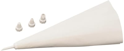 Herbruikbare spuitzak en 4 plastic spuitmondjes 31 cm Zenker Smart Pastry
