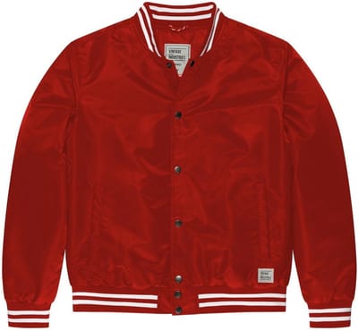 Vintage Industries Blouson Chapman-jasje, felrood