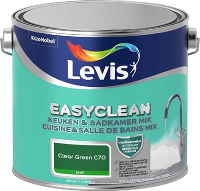 Levis - Easyclean Keuken & Badkamer Mix - Clear Green C70 - Mengverf - 2,5 L