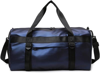 Grote sporttas voor fitness en yoga met natte zak en schoenenvak - 50 x 25 x 25 cm