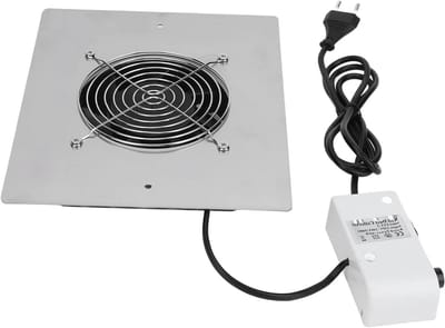Elektrische Nagelstofafscheider - Desktop Stofzuiger - Nagels Schoonmaken - Krachtige Ventilator - 57-inch Gat - Metaal