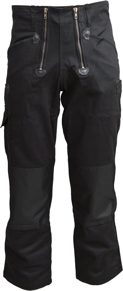TMG 400 GUILD Werkbroek HEREN Veiligheidsbroek Zwart – Normale Beenlengte (78 cm) – Met Kniezak - 100 Procent Katoen - Cordura Versterkt