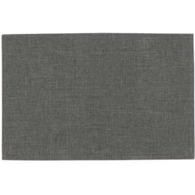 Unique Living | Placemat Dario | Rechthoekig | Polyester | Donkergrijs | 45x30cm