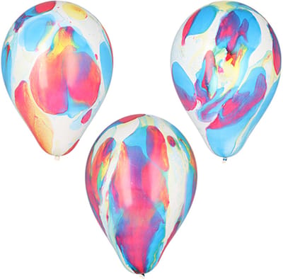 15x 8 Ballonnen Ø 22 cm Multicolour