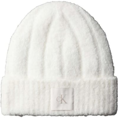 Muts Calvin Klein Ck Patch Boucle Beanie - Fashion Wear - Vrouwen